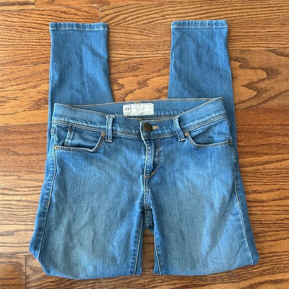 Free People Denim Jeans Size 25 Skinny Jeans Size 0 Made in USA - Picture 5 of 7